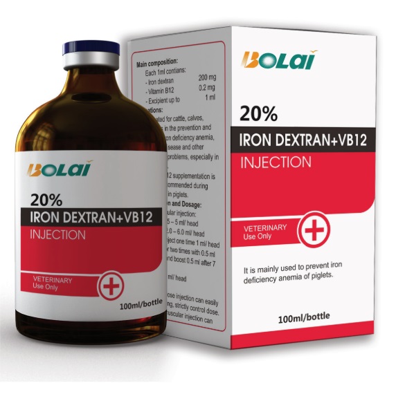 20% IRON DEXTRAN + VB12 INJECTION: Thuốc bổ sung sắt