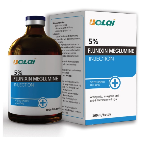 5% FLUNIXIN MEGLUMINE INJECTION - Kháng viêm dùng cho Trâu, bò và ngựa, heo.