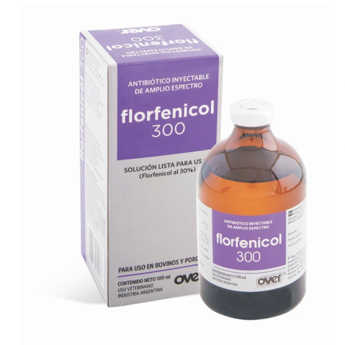 FLORFENICOL 300 - Trị nhiễm trùng đường hô hấp, đường sinh dục, niệu, tiêu chảy trên trâu, bò, lợn.